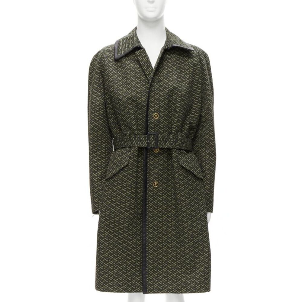 Versace 2021 La Greca Mac Trench Coat